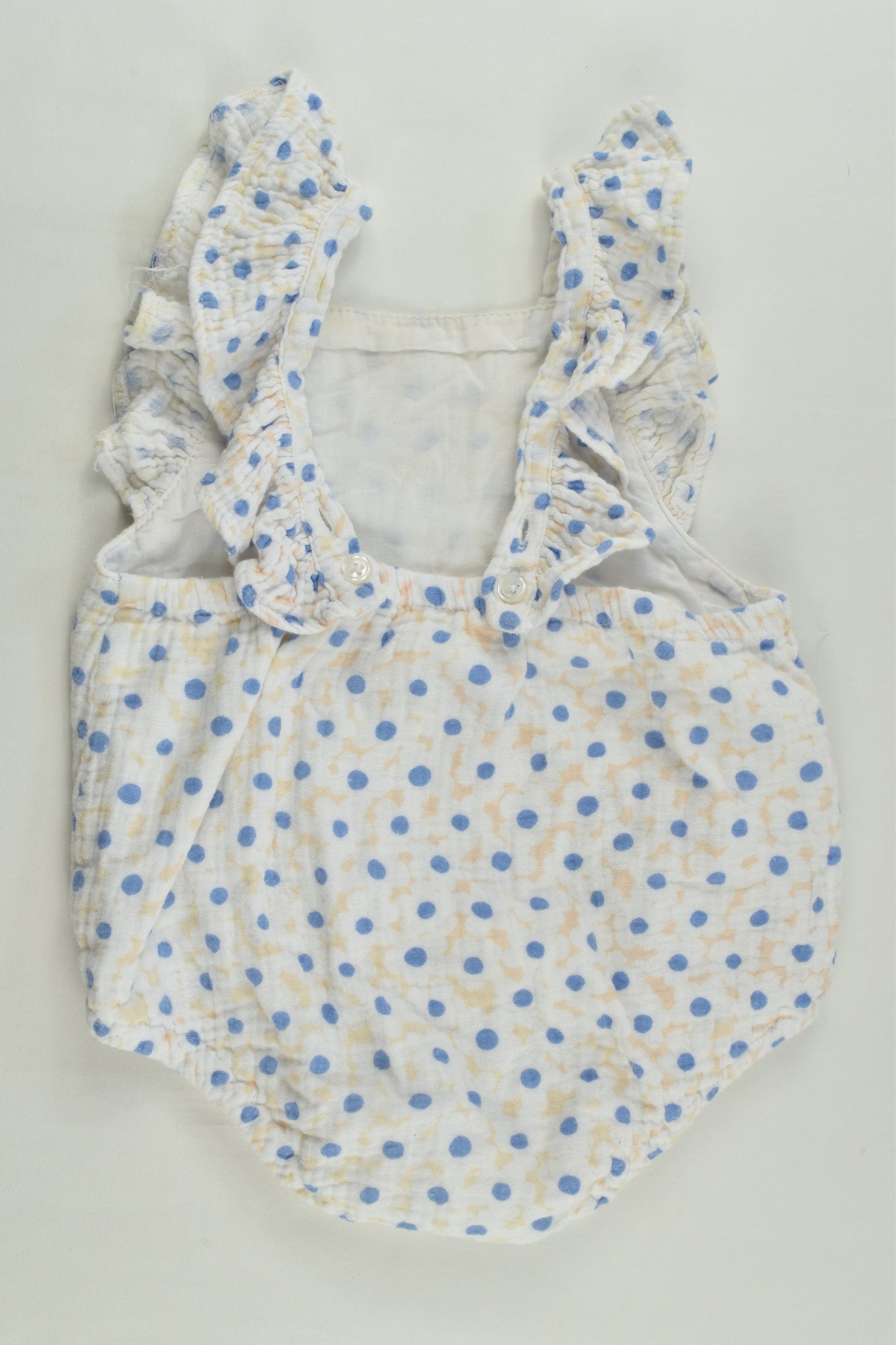 Seed Heritage Size 00 (3-6 months) Lined Muslin Romper