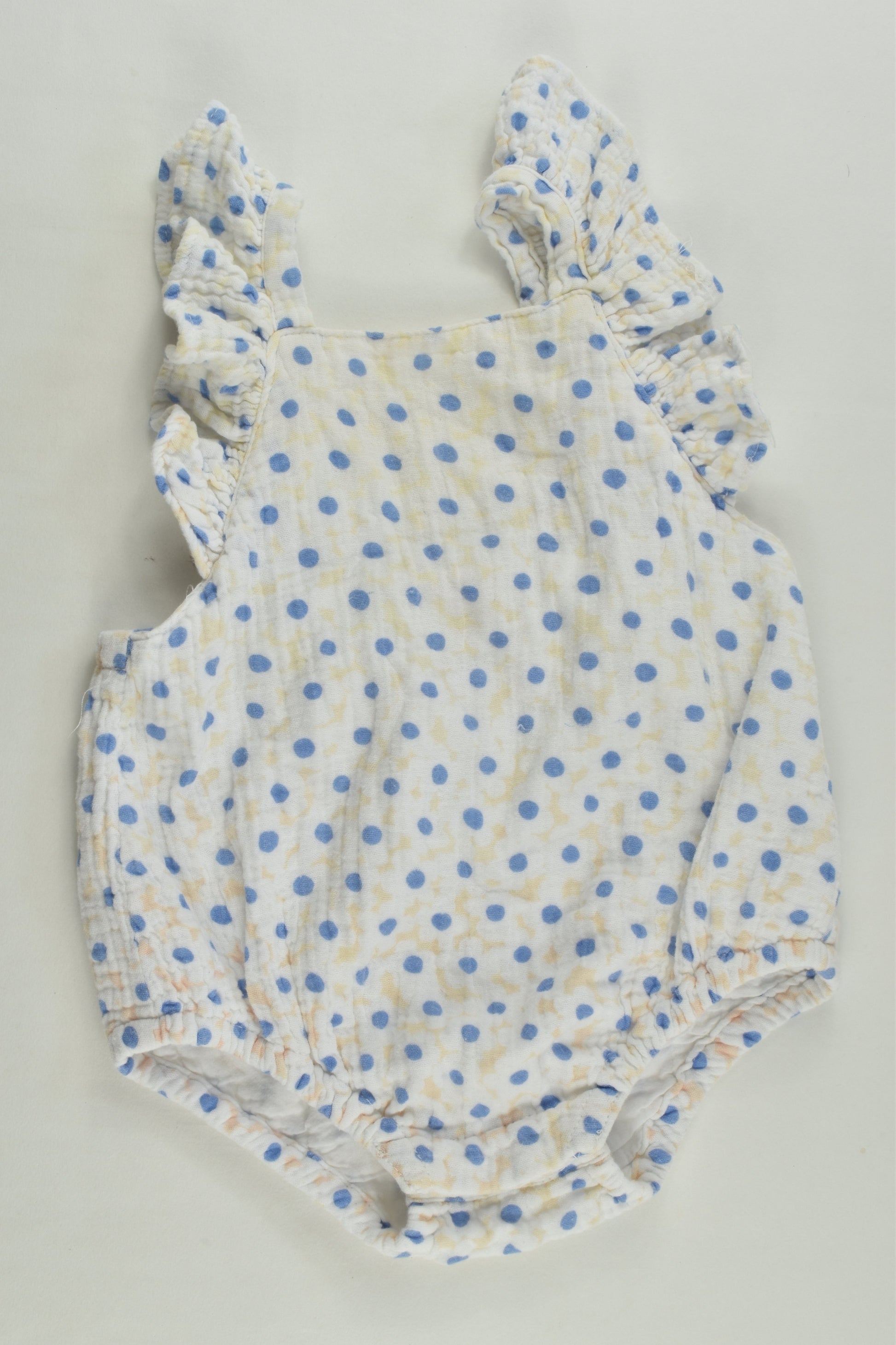Seed Heritage Size 00 (3-6 months) Lined Muslin Romper