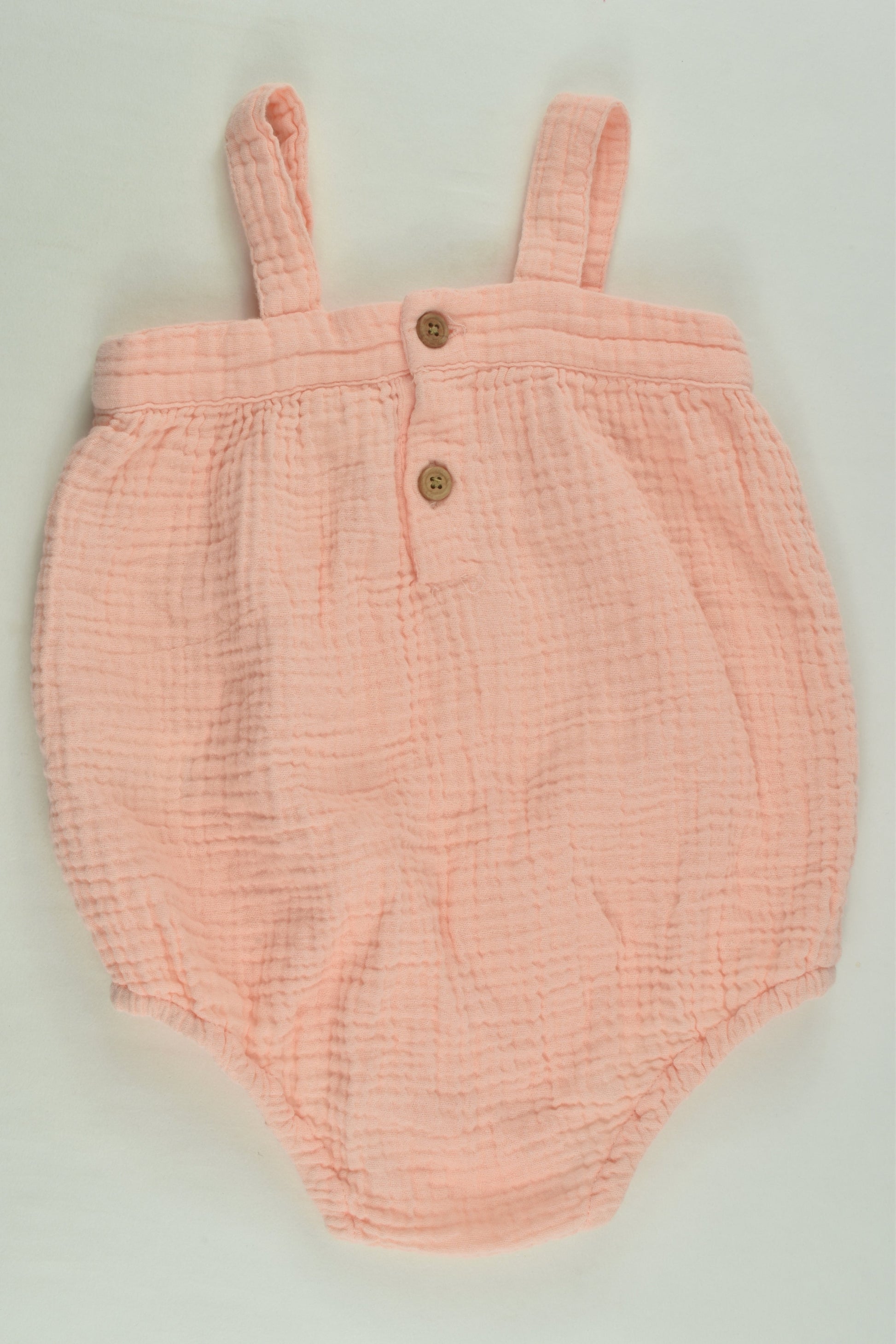 Seed Heritage Size 00 (3-6 months) Muslin Bubble Romper