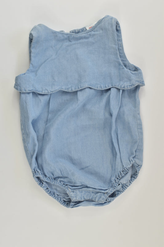 Seed Heritage Size 00 Denim Romper