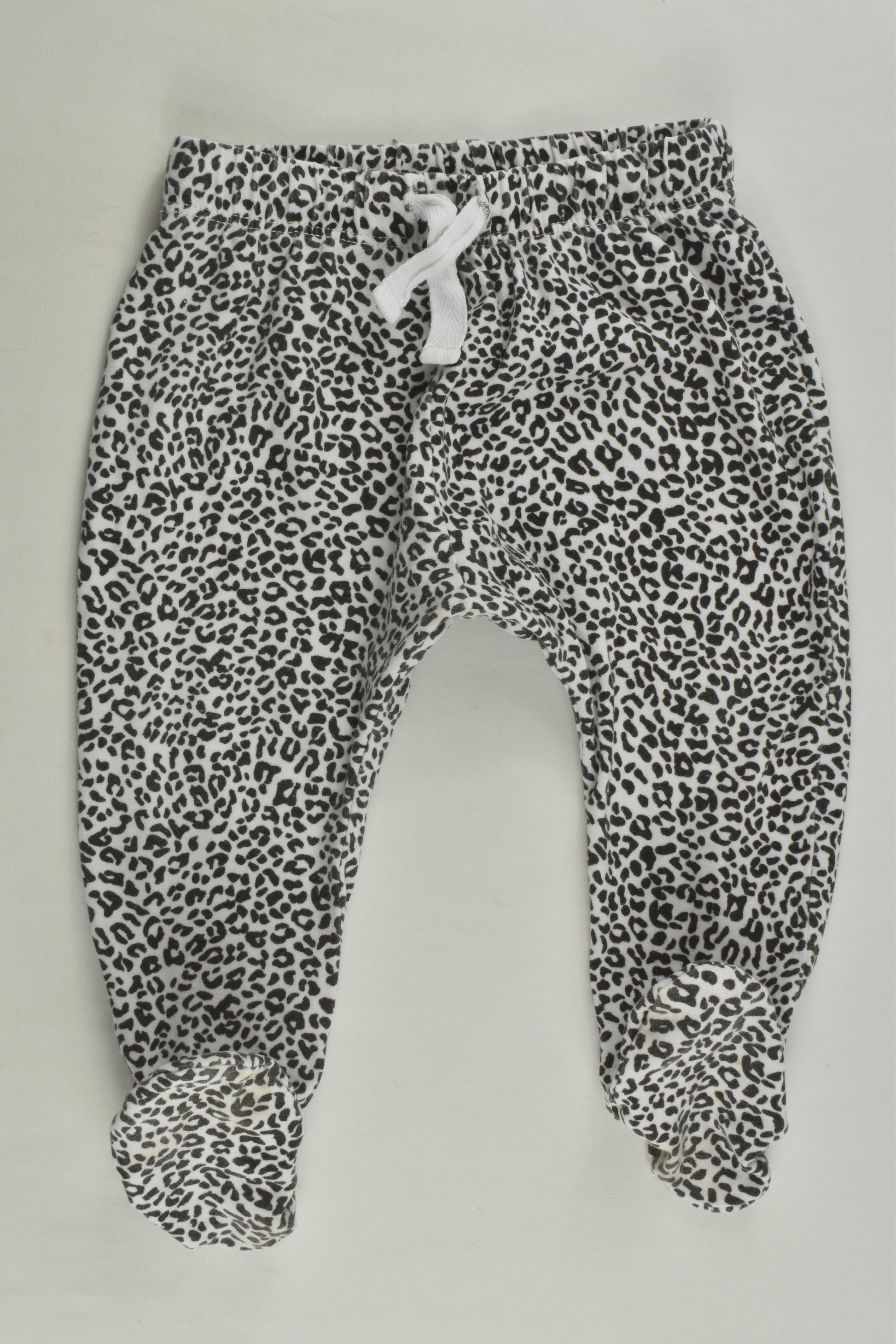Seed Heritage Size 00 Leopard Print Footed Pants