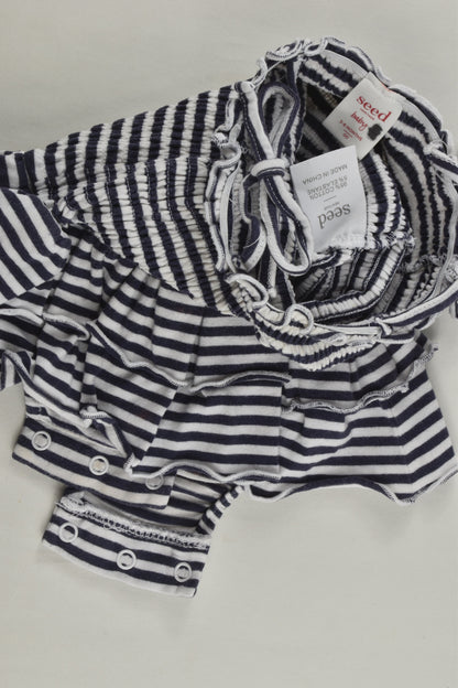 Seed Heritage Size 00 Striped Summer Romper