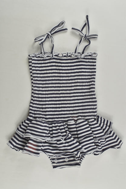 Seed Heritage Size 00 Striped Summer Romper
