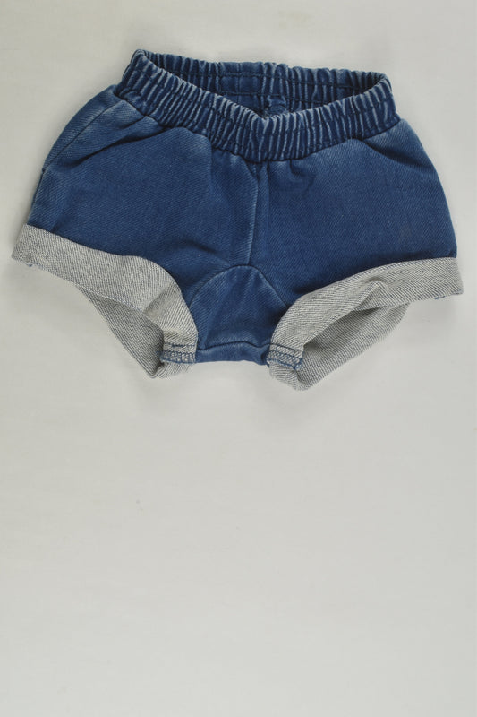 Seed Heritage Size 000 Denim Shorts