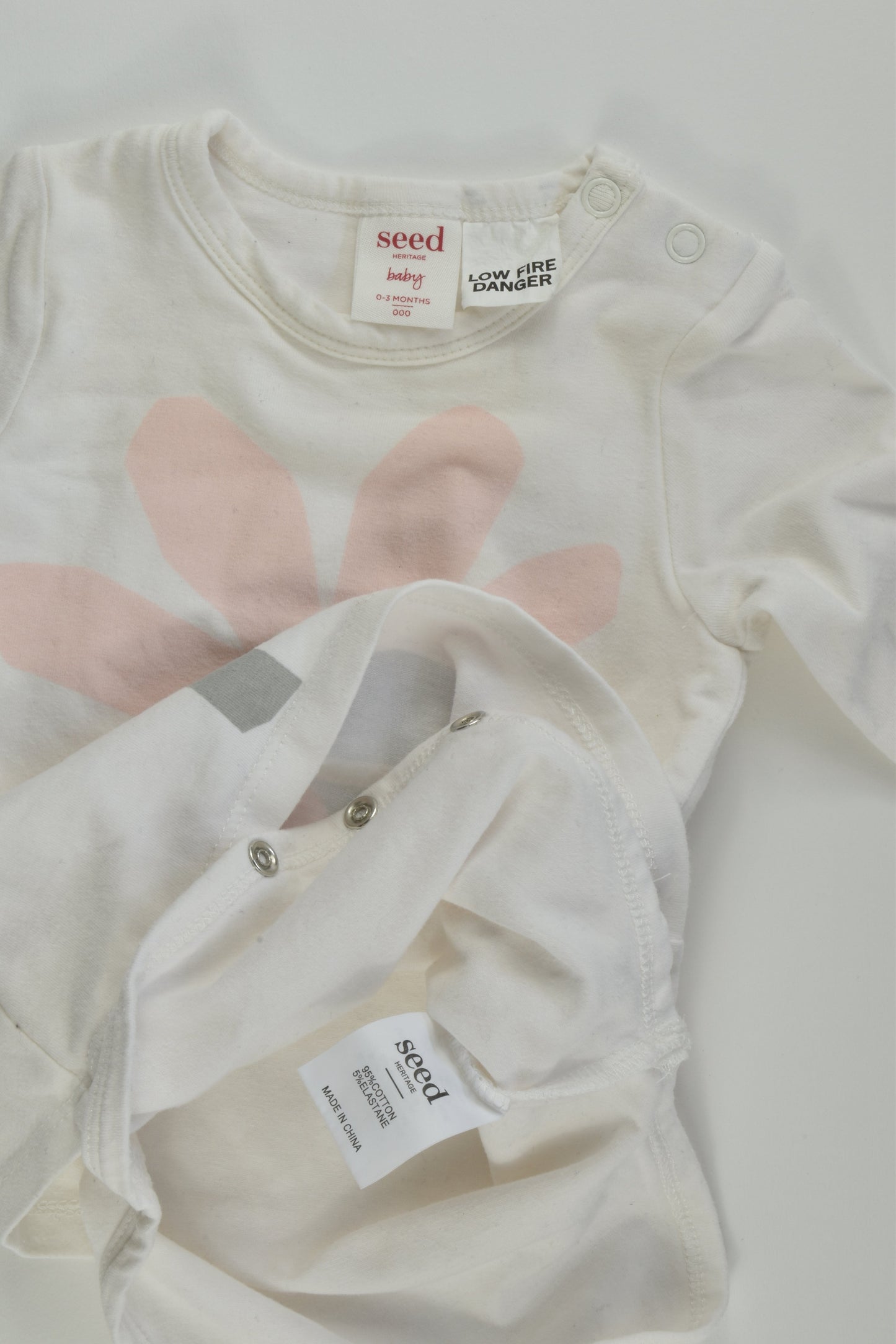 Seed Heritage Size 000 Flower Bodysuit