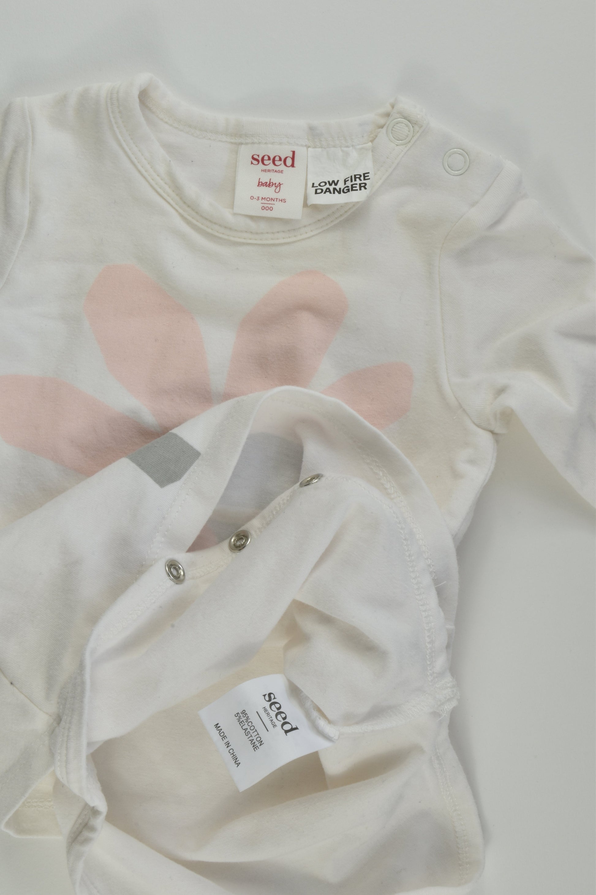 Seed Heritage Size 000 Flower Bodysuit