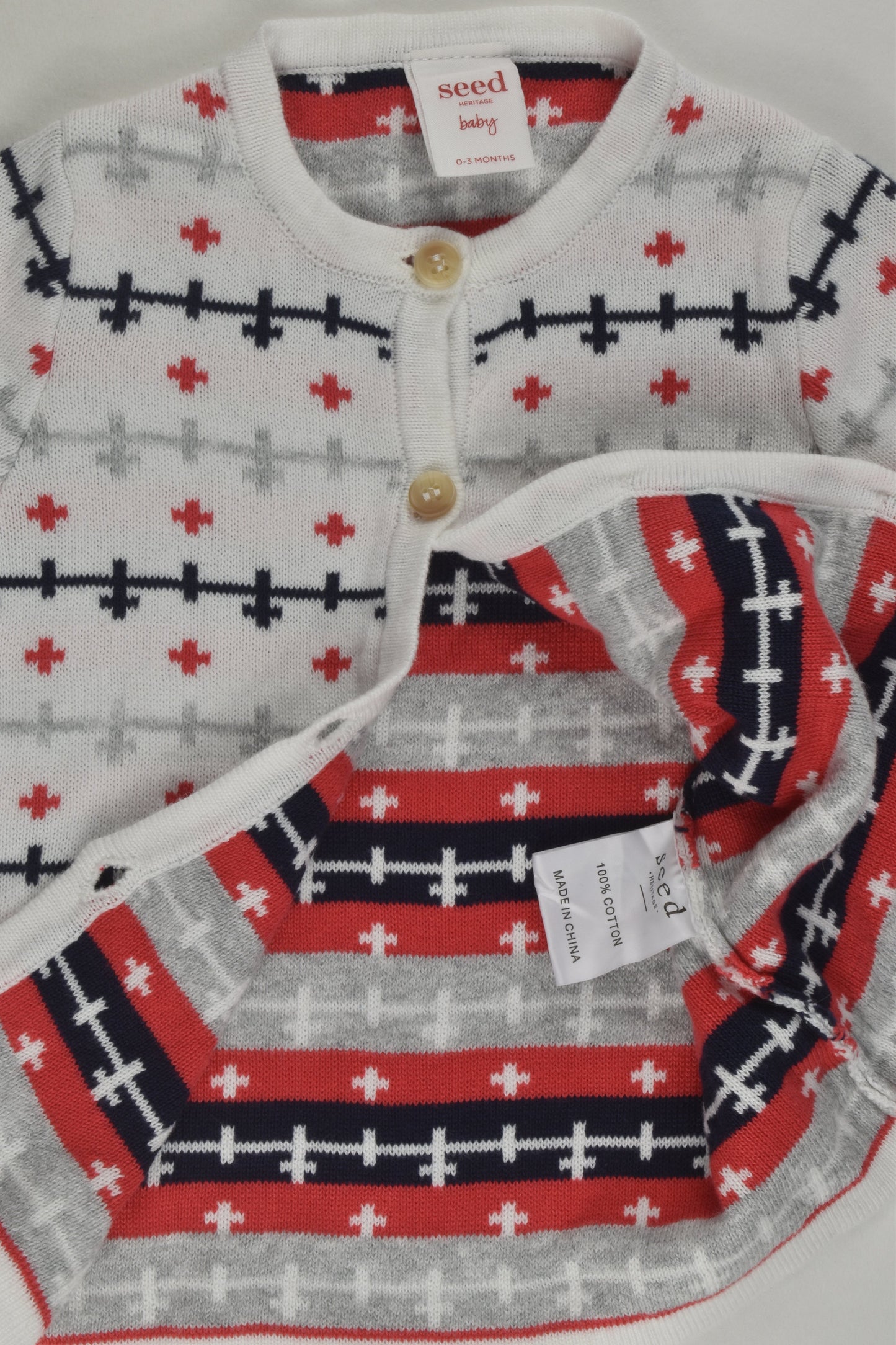 Seed Heritage Size 000 Knit Cardigan