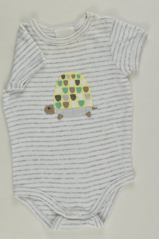 Seed Heritage Size 0000 Tortoise Bodysuit
