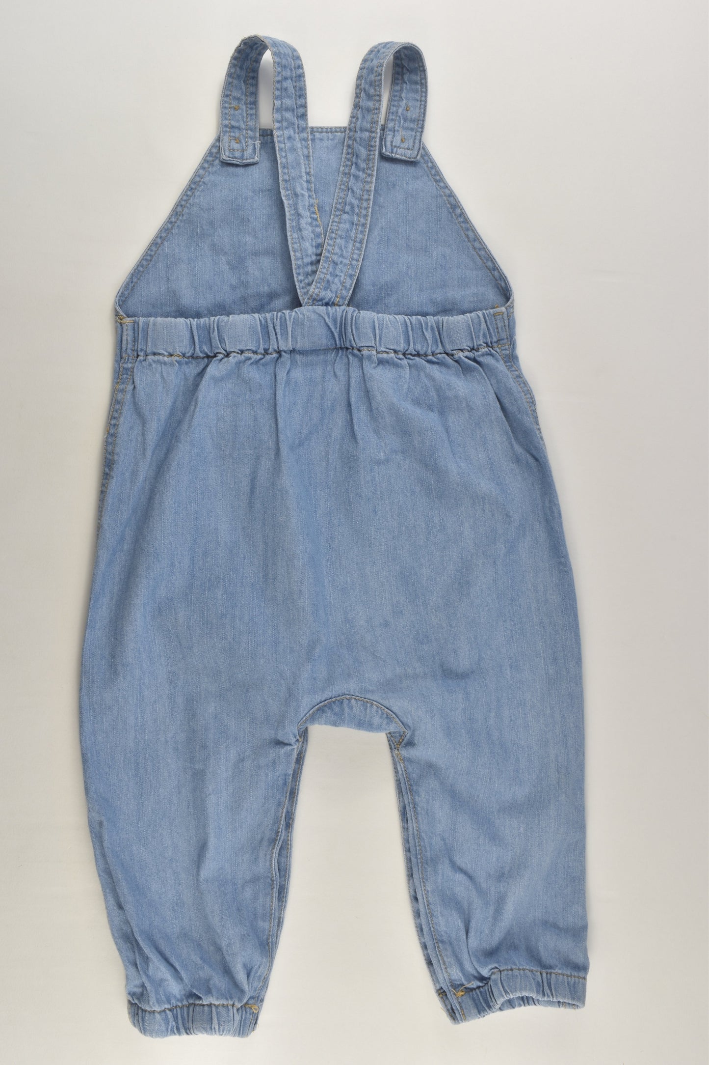Seed Heritage Size 1 (12-18 months) Lightweight Denim Overalls