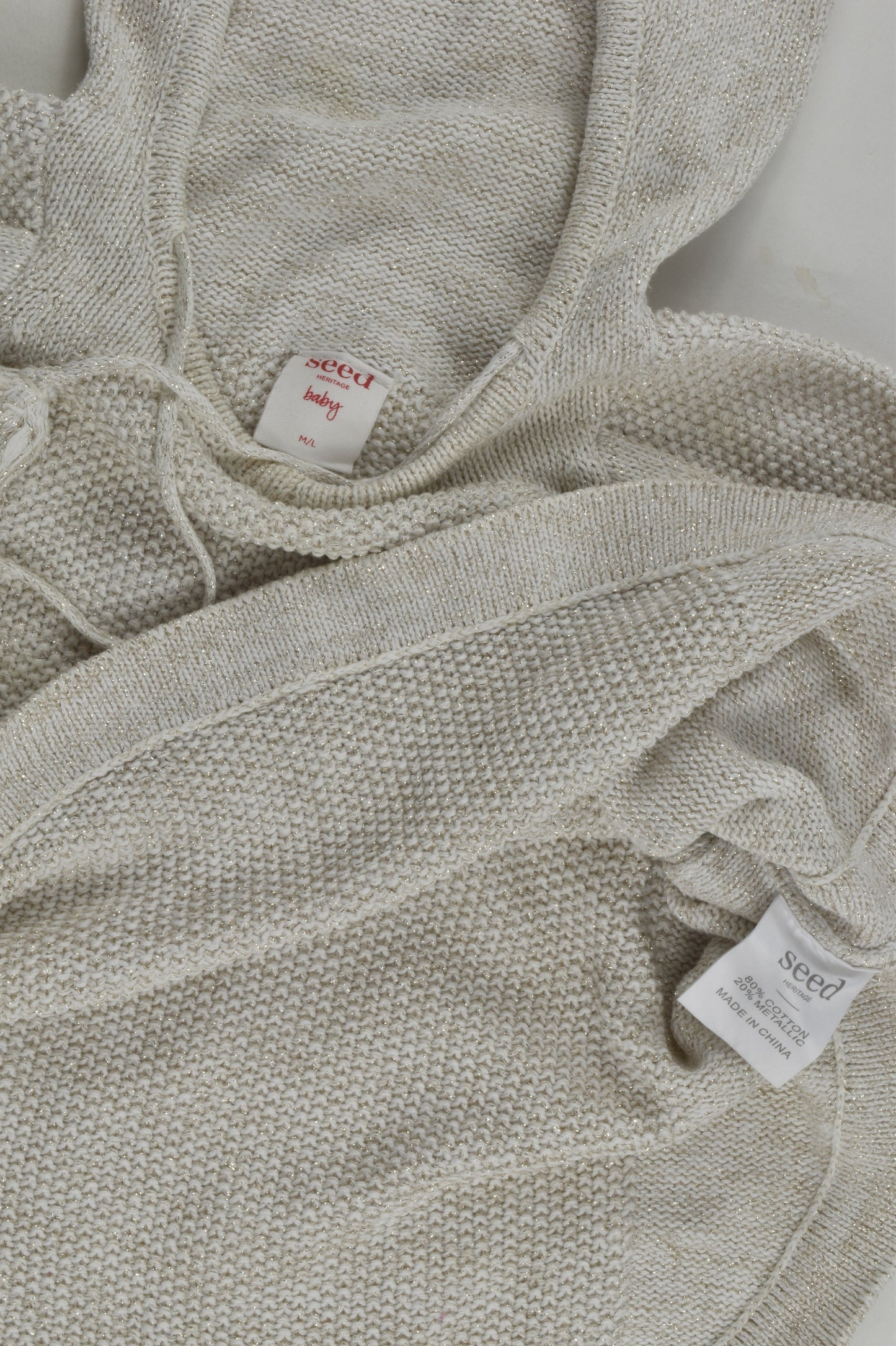 Seed Heritage Size 1-2 Poncho Jumper