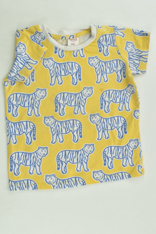 Seed Heritage Size 1 Tiger T-shirt