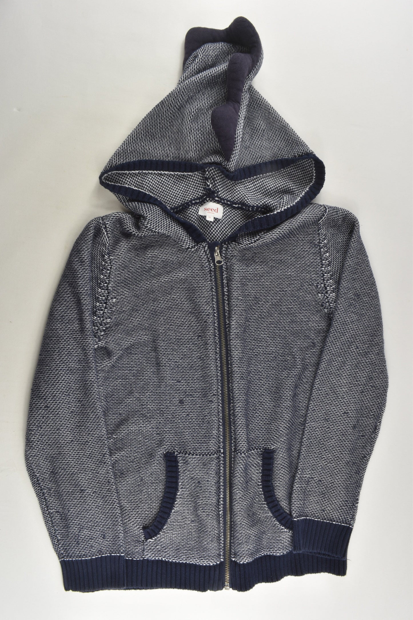 Seed Heritage Size 10 Knit Zip Jumper