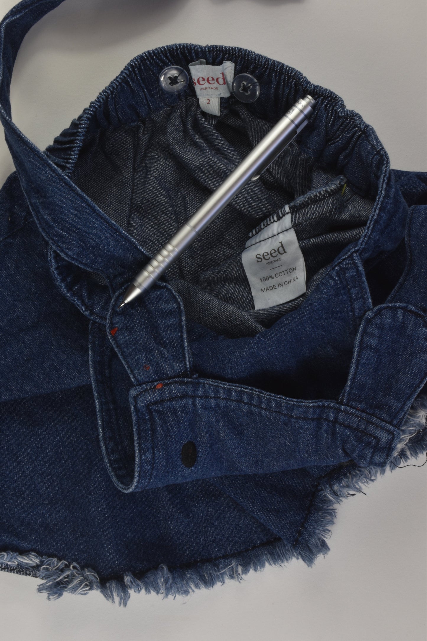 Seed Heritage Size 2 Bear Denim Dress