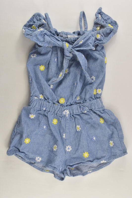 Seed Heritage Size 2 Floral Short Playsuit