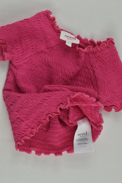 Seed Heritage Size 2 Pink Ribbed T-shirt
