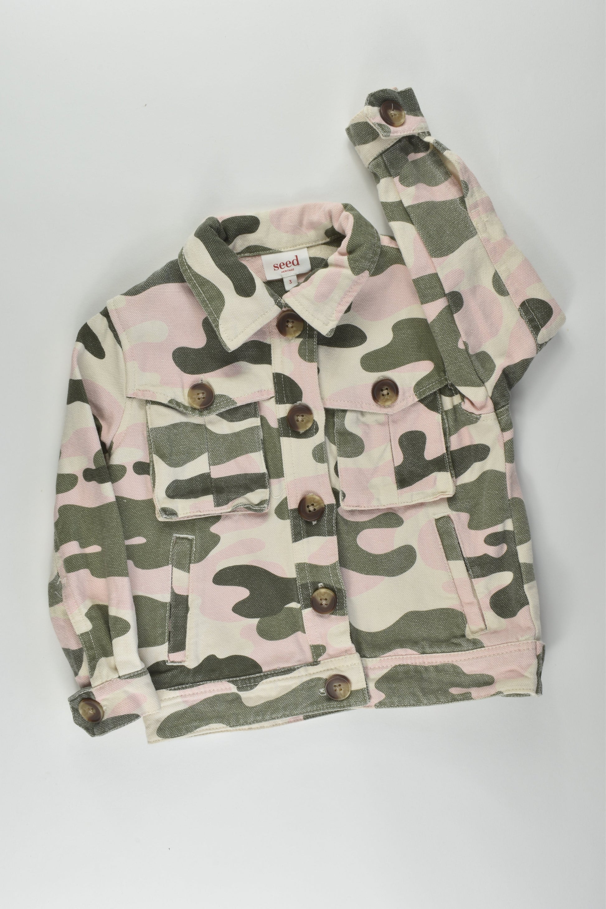 Seed Heritage Size 3 Camouflage Jacket
