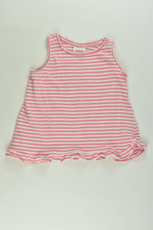 Seed Heritage Size 3 Striped Sleeveless T-shirt