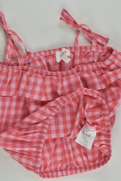Seed Heritage Size 4-5 Checked Outfit