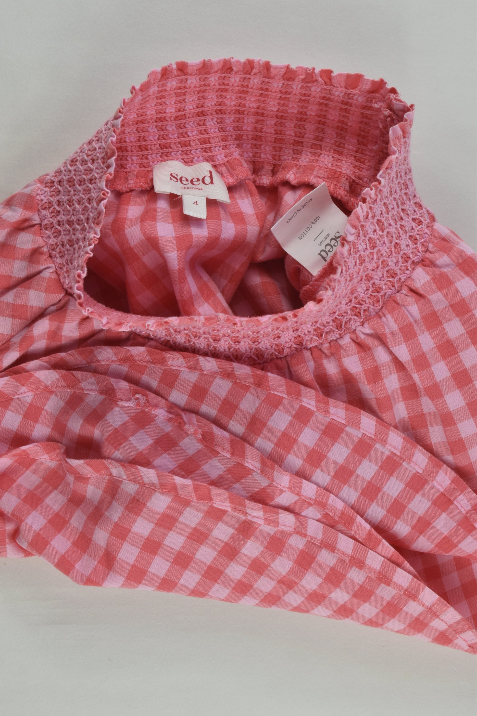 Seed Heritage Size 4-5 Checked Outfit