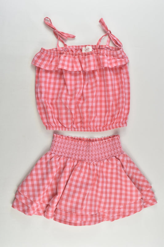 Seed Heritage Size 4-5 Checked Outfit