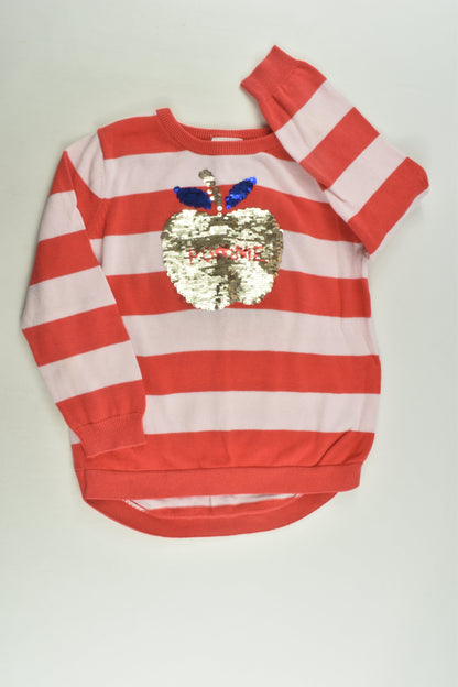Seed Heritage Size 4 Apple Sequins Knit Jumper
