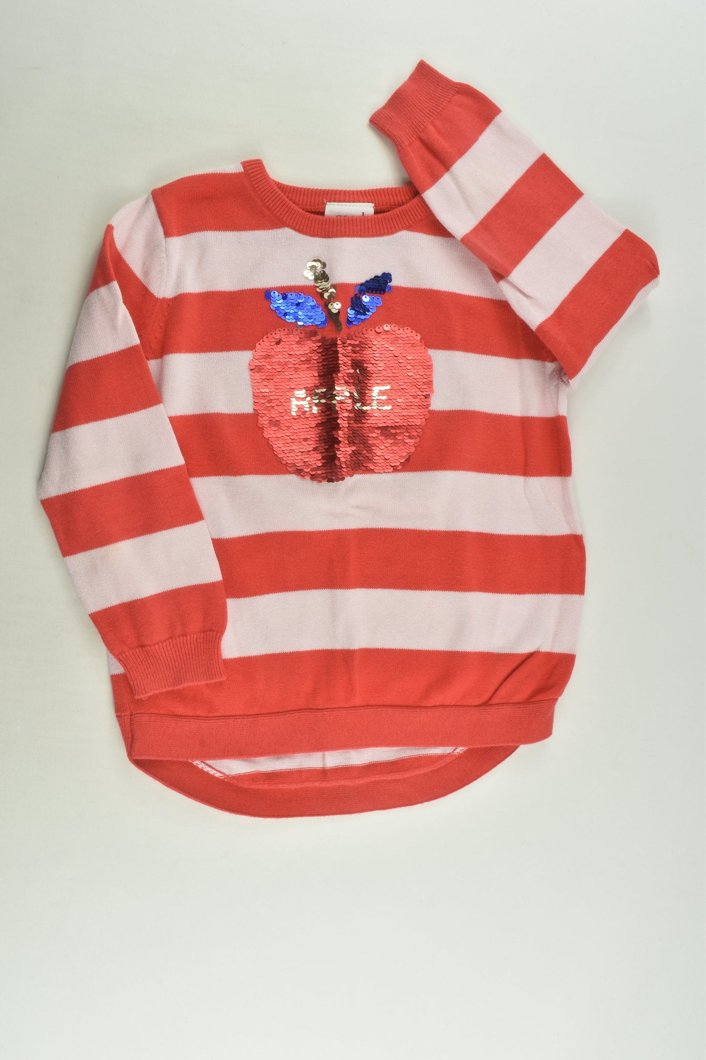 Seed Heritage Size 4 Apple Sequins Knit Jumper