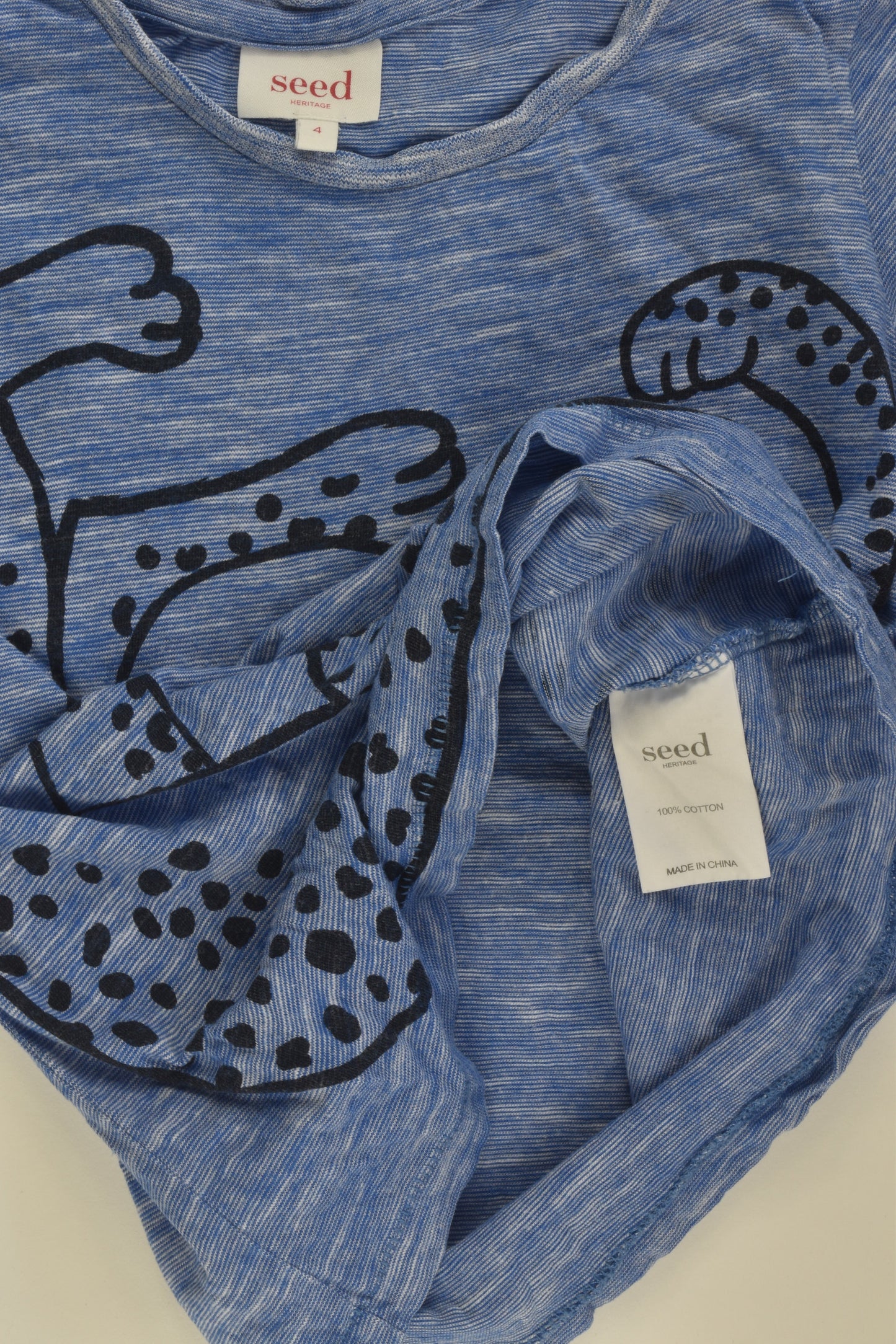 Seed Heritage Size 4 Lepard Top