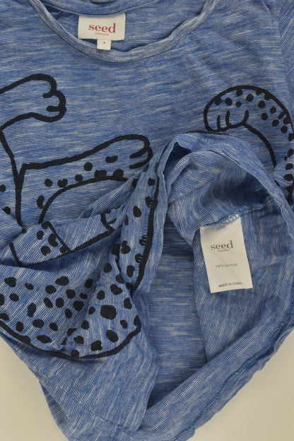 Seed Heritage Size 4 Lepard Top