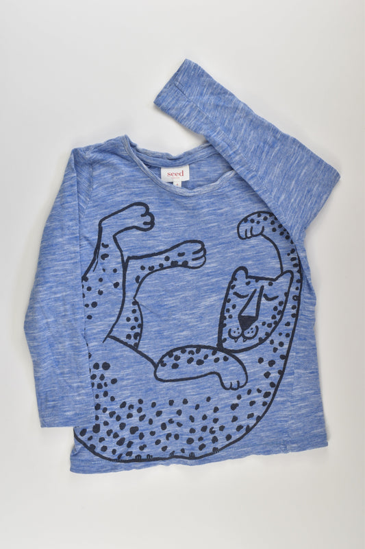 Seed Heritage Size 4 Lepard Top