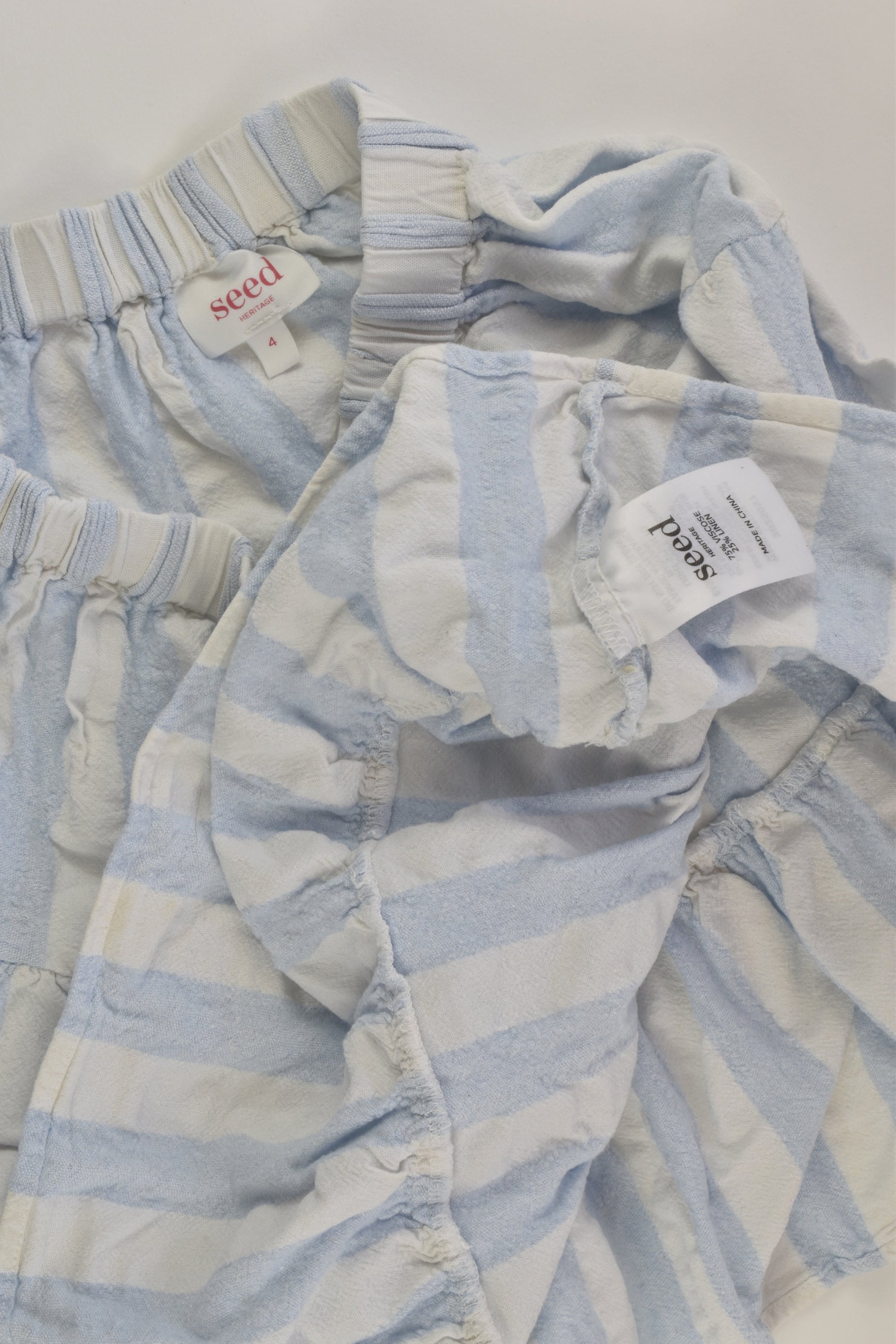 Seed Heritage Size 4 Linen Blend Skirt