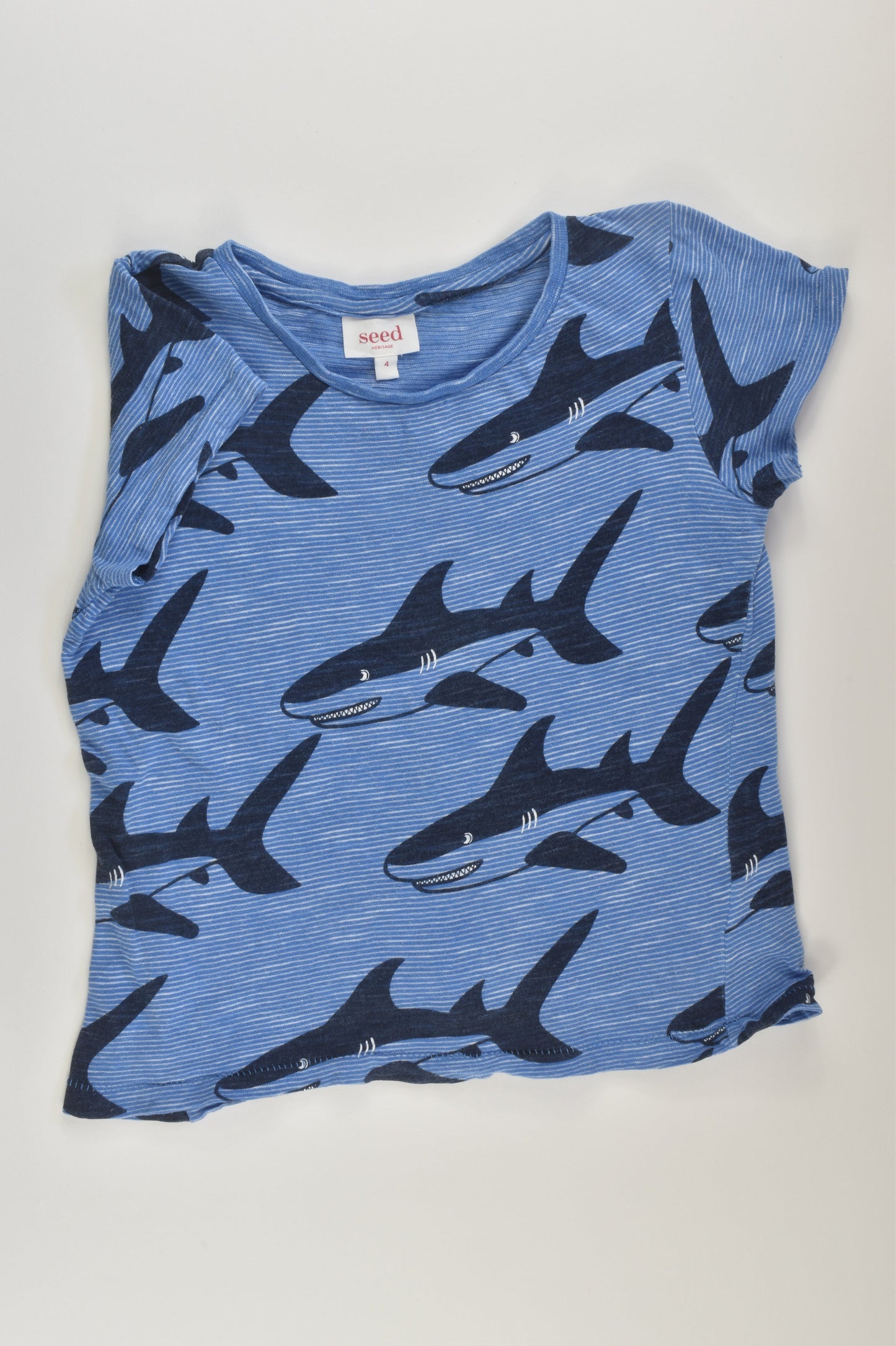 Seed Heritage Size 4 Shark T-shirt