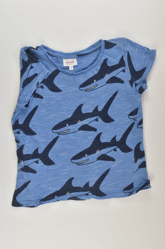 Seed Heritage Size 4 Shark T-shirt