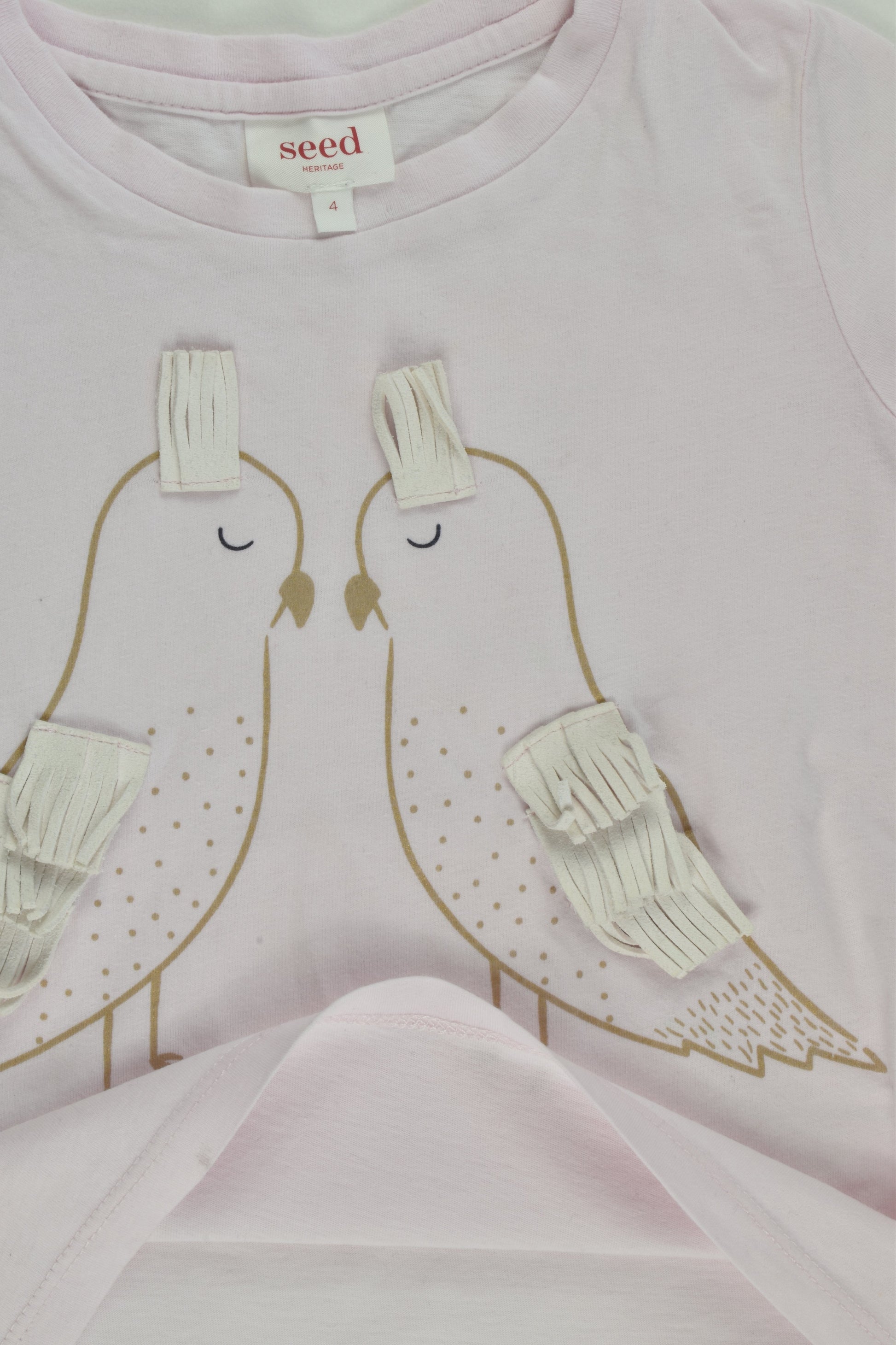Seed Heritage Size 4 Two Birds T-shirt