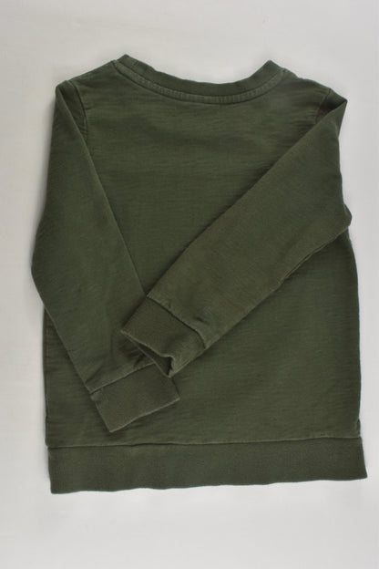 Seed Heritage Size 5 Dinosaur Reversible Sequins Sweater