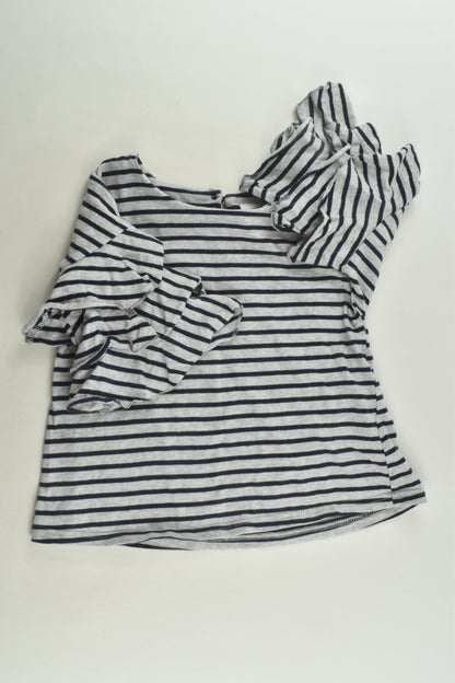 Seed Heritage Size 5 Ruffle Sleeve T-shirt