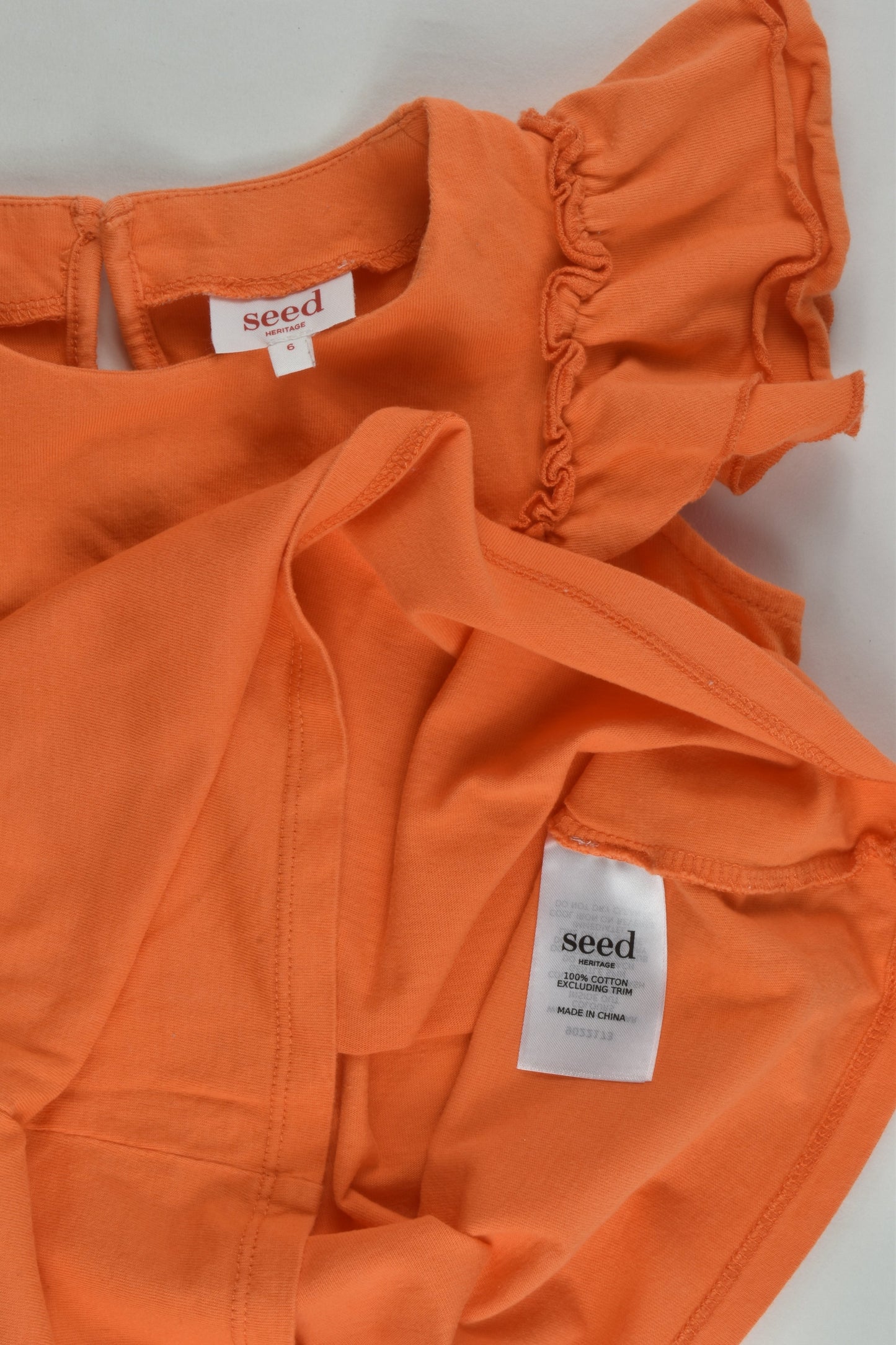 Seed Heritage Size 6 Frill T-shirt