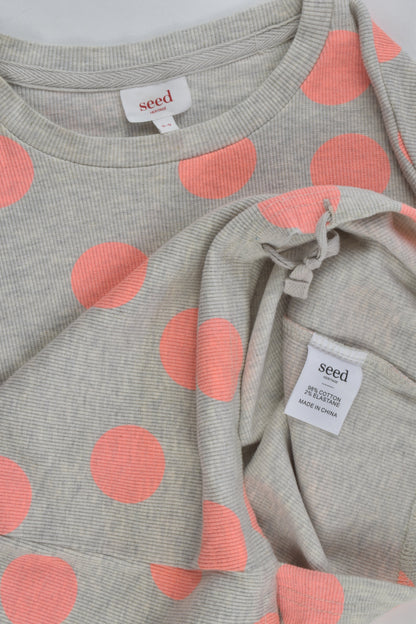 Seed Heritage Size 8-9 Polka Dots Ribbed Sweater