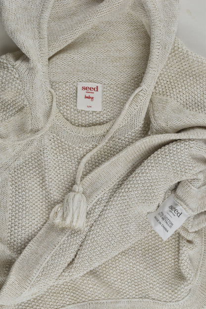 Seed Heritage Size approx 00-0 Poncho Jumper