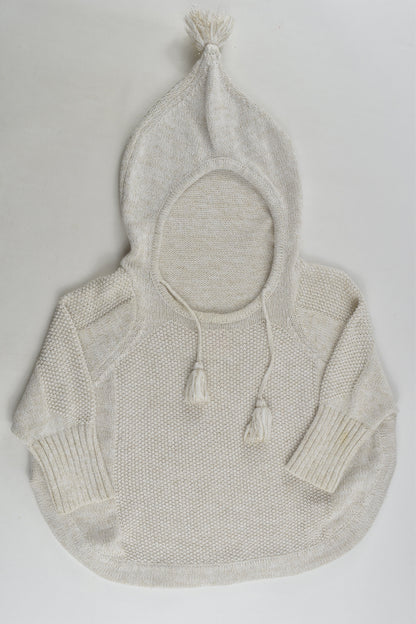 Seed Heritage Size approx 00-0 Poncho Jumper