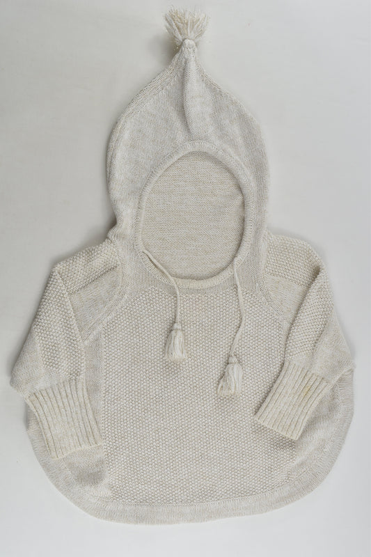 Seed Heritage Size approx 00-0 Poncho Jumper