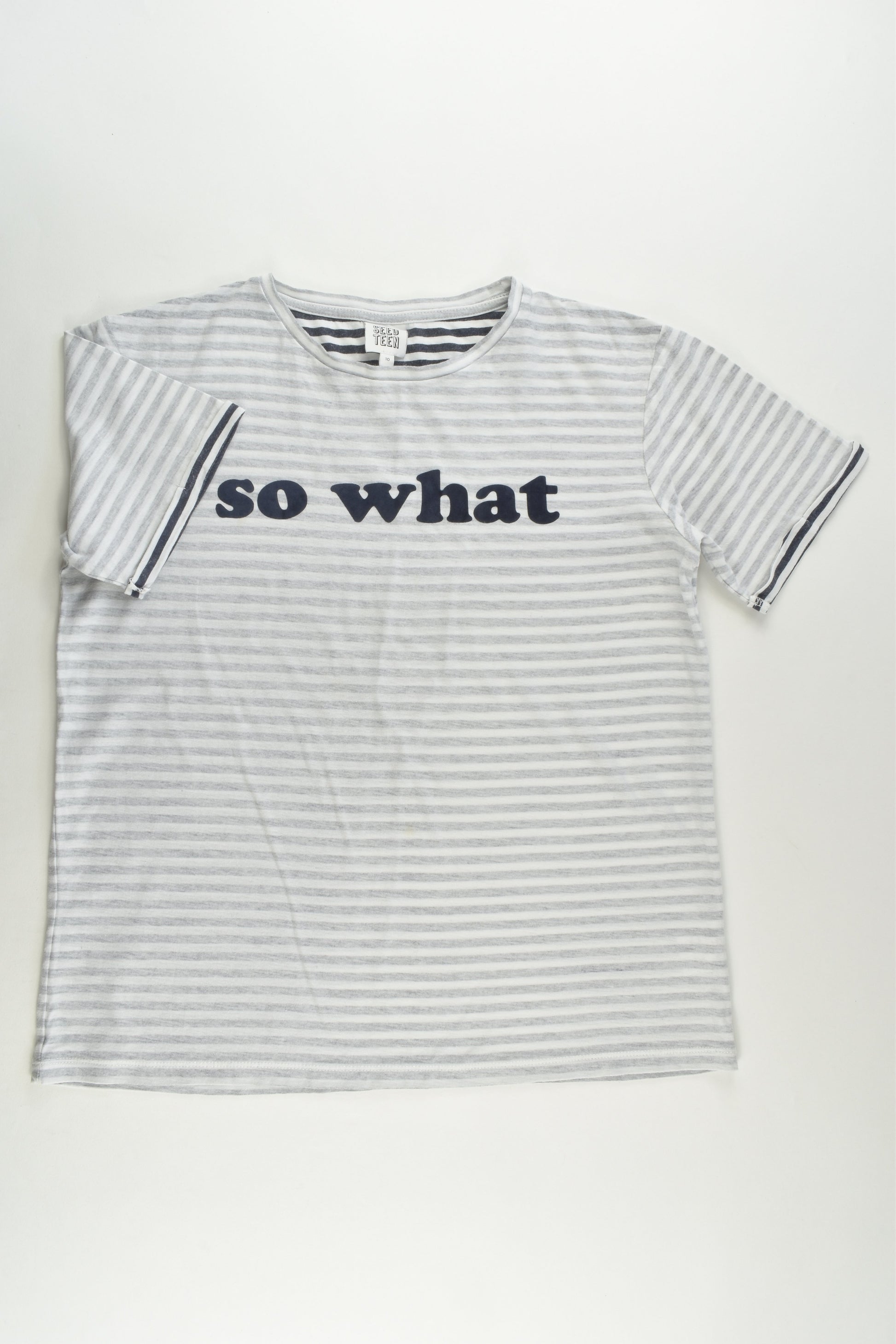Seed Teen Size 10 'So What' T-shirt