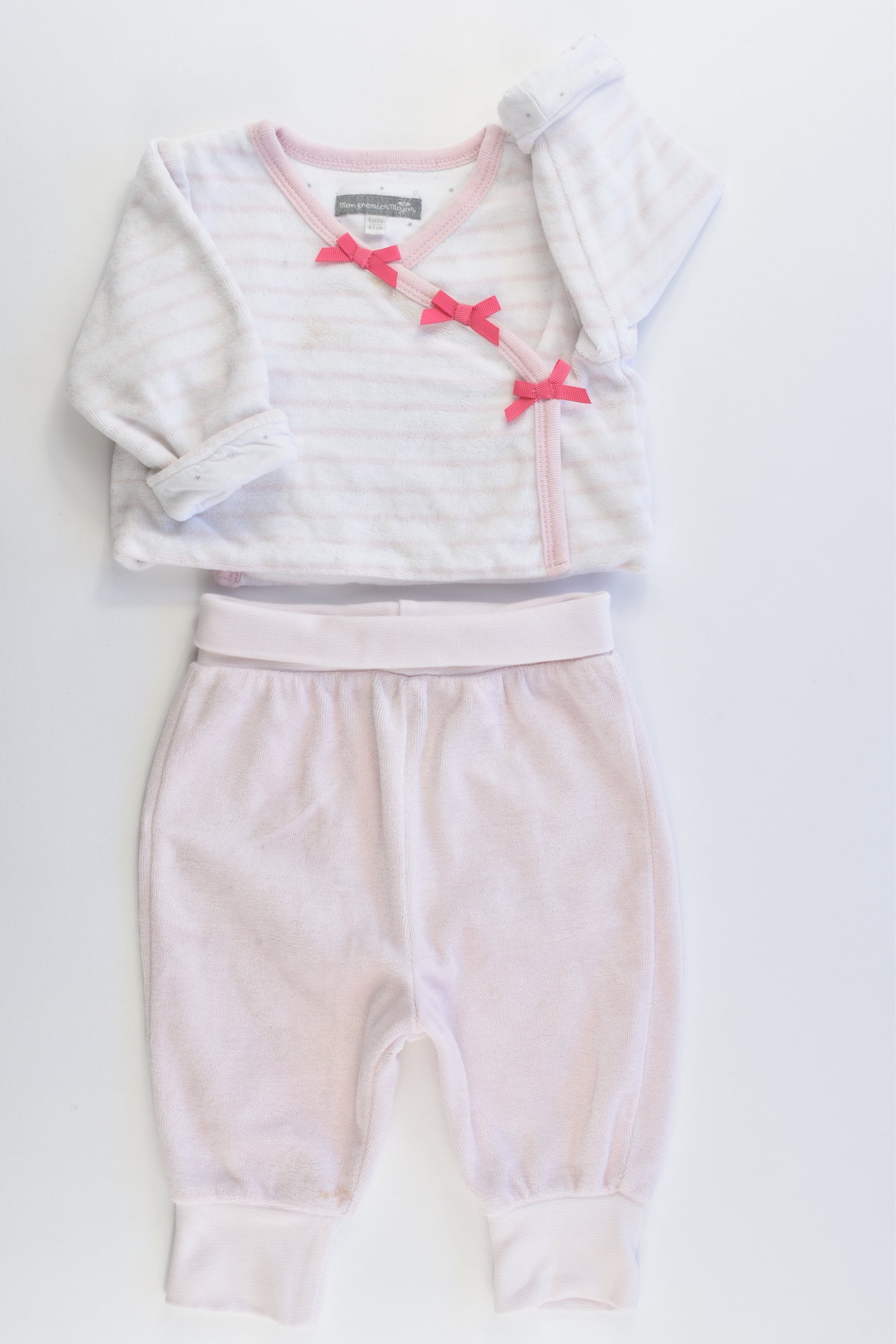 Sergent Major (France) Size 000-00 (6 months, 67 cm) Velour Set