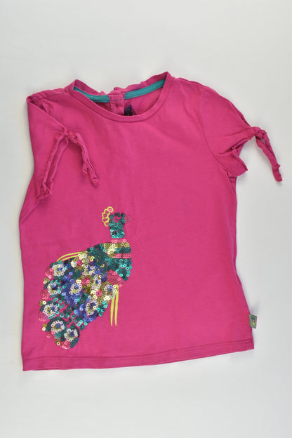 Sergent Major (France) Size 4-5 Peacock T-shirt