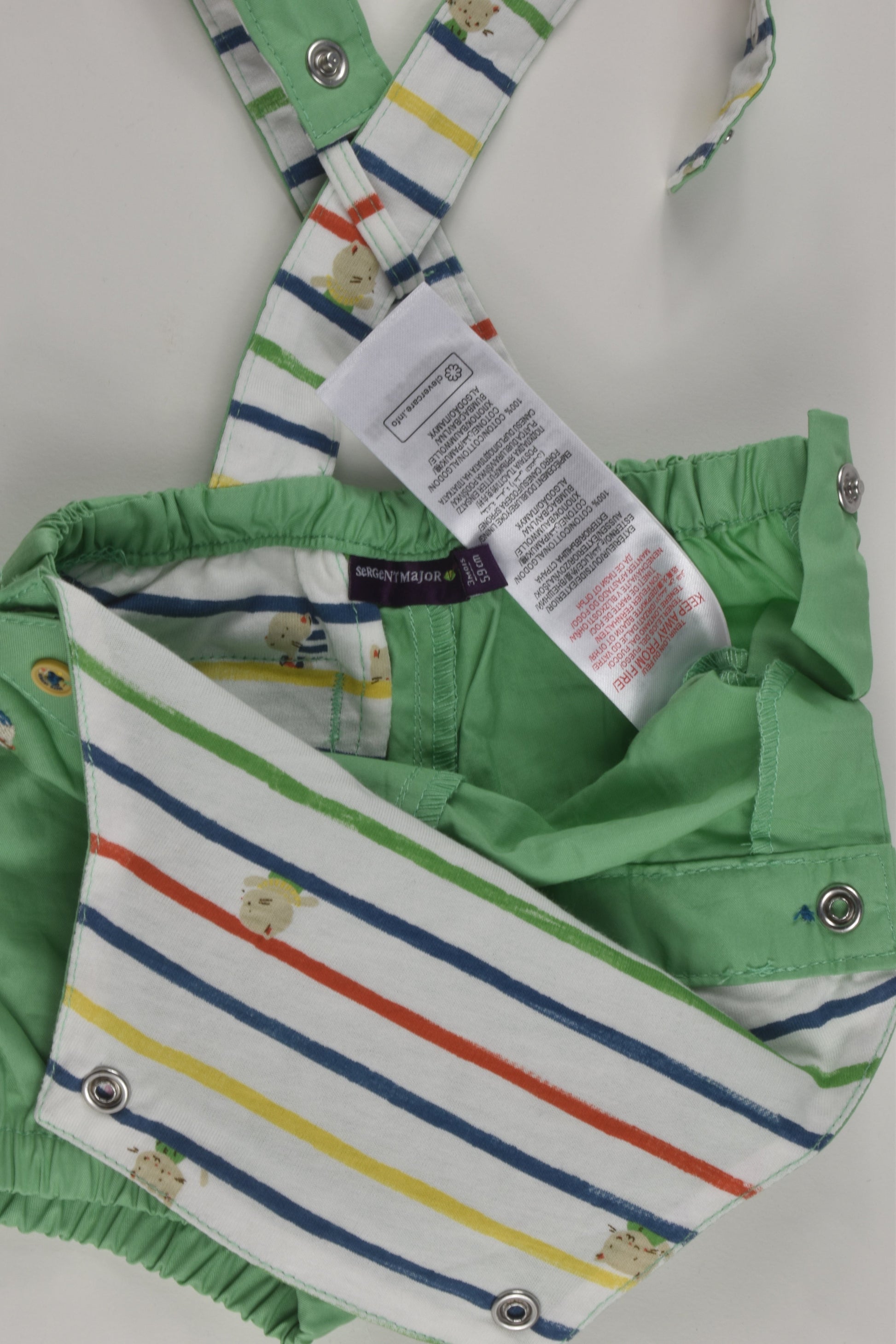 Sergent Major Size 000 (3 months, 59 cm) Short Overalls