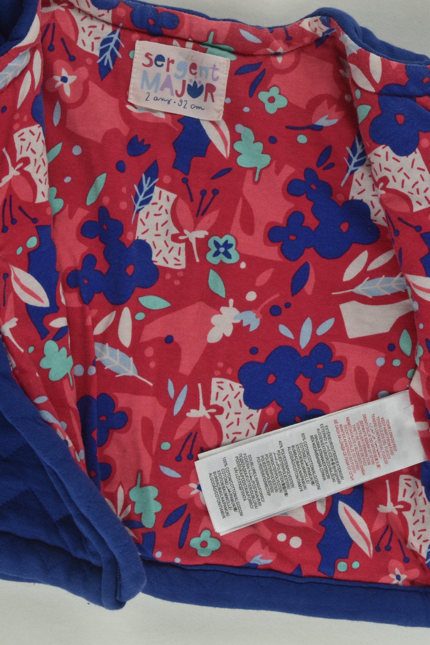 Sergent Major Size 2 Zip Jumper