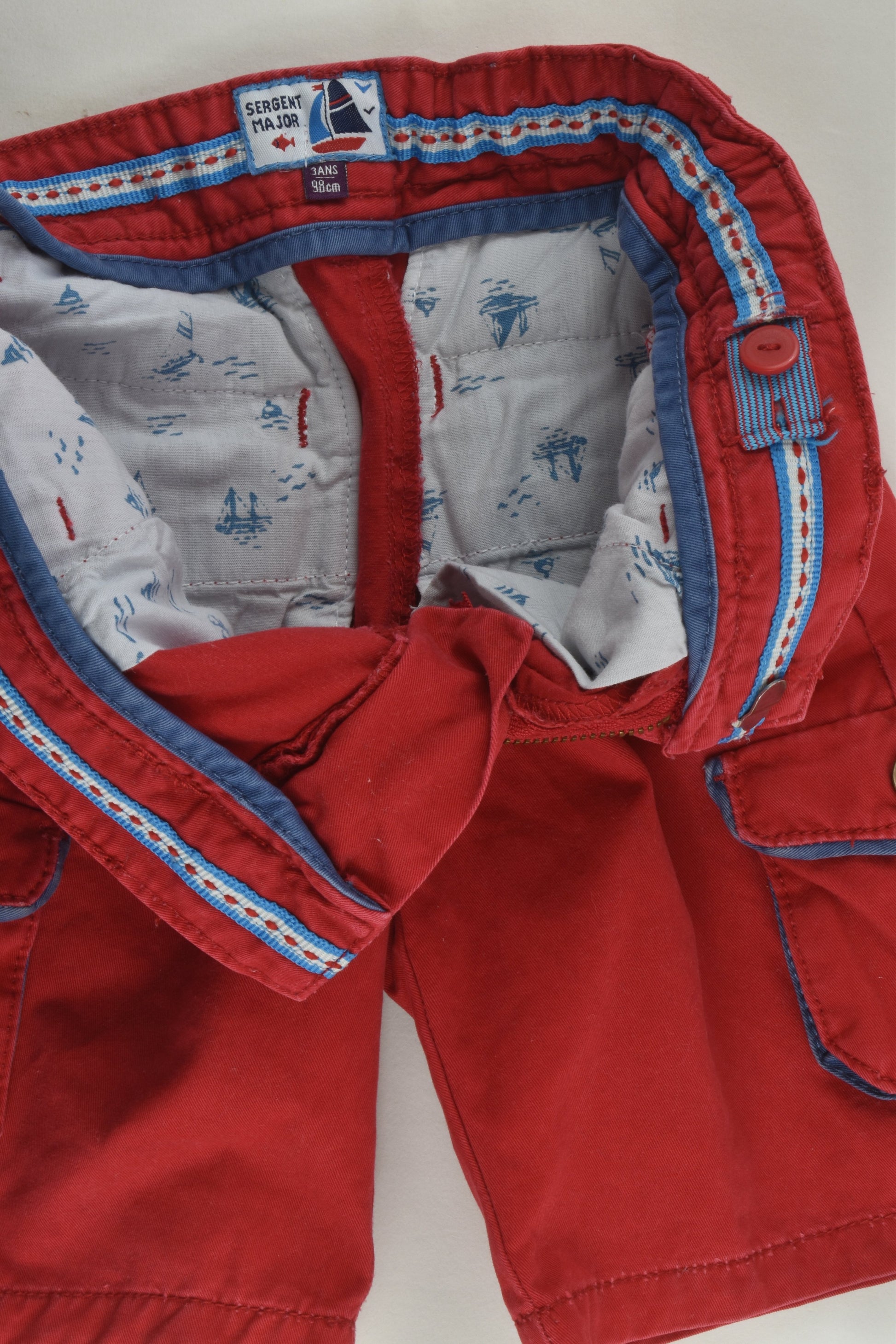 Sergent Major Size 3 (98 cm) 'Mon Capitaine' Shorts
