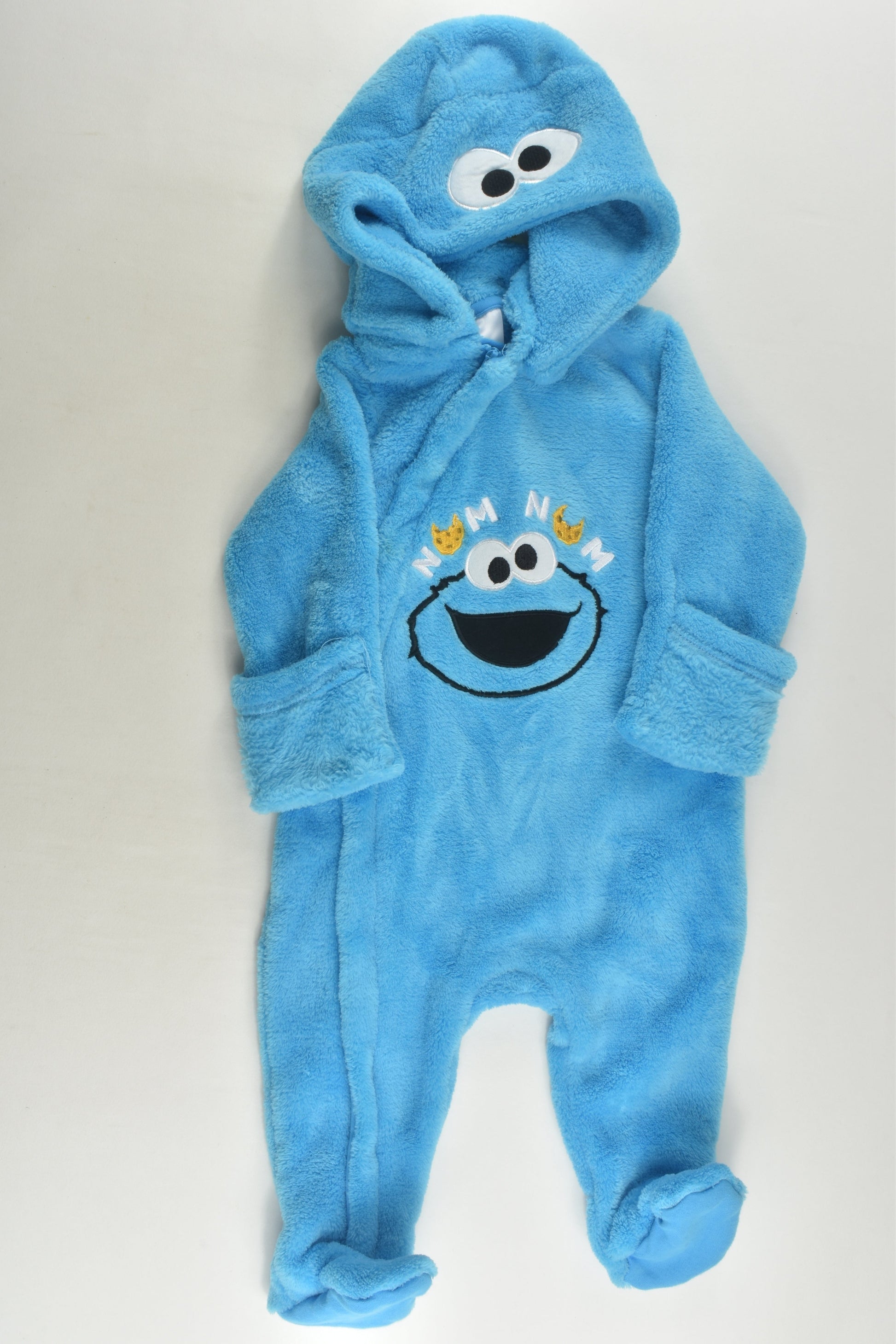 Sesame Street Size 00 Cookie Monster Pram Suit