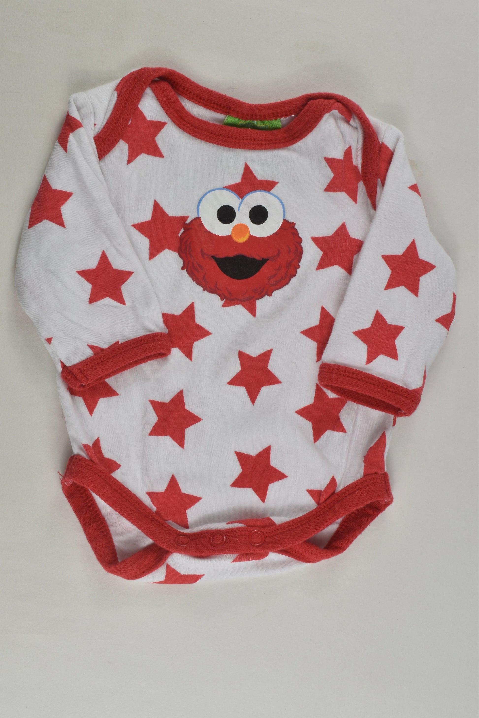 Sesame Street Size 0000 Elmo Bodysuit