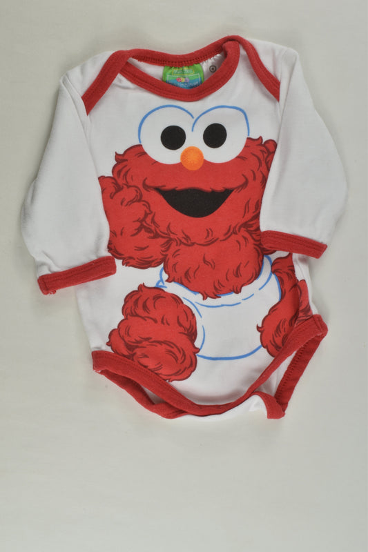Sesame Street Size 0000 Elmo Bodysuit