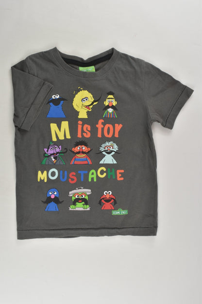 Sesame Street Size 3 Moustache T-shirt